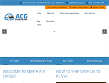 Tablet Screenshot of kenya-aircargo.com